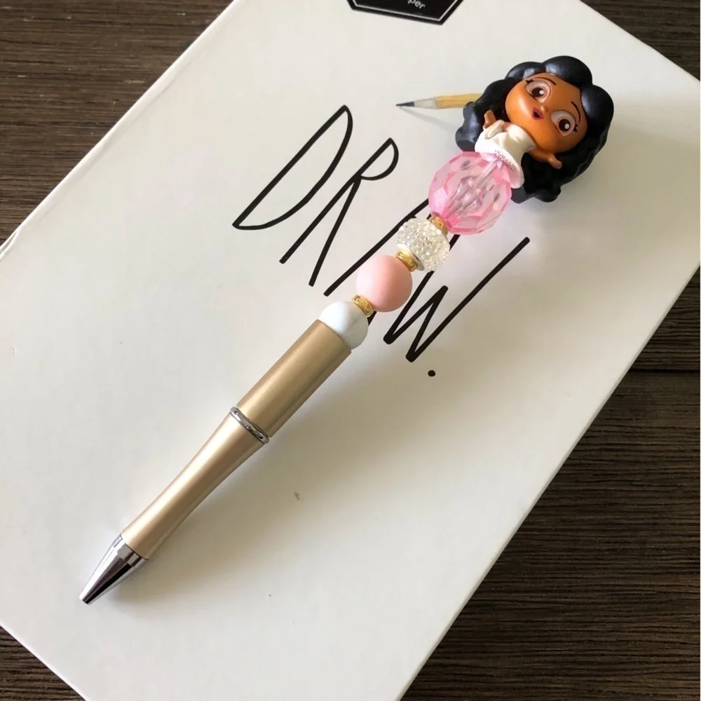 Disney Doorables: Hercules: Muses: Melpomene handmade beaded pen